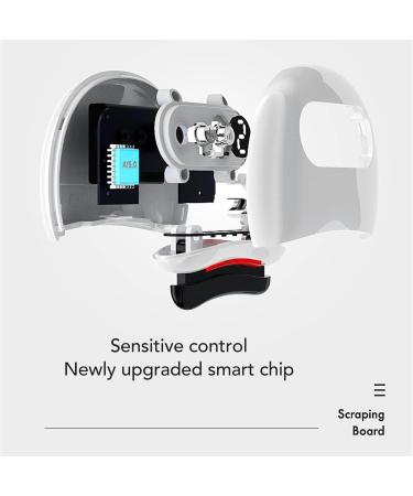 Electric Gua Sha Bian Stone Facial Device | LED Face Massage 9 Vibration Levels for Neck & Skin Tightening Anti-Aging & Swelling Reduction - Buy Online on GoSupps.com