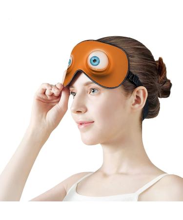 Cartoon Eyes Sleep Mask Comfortable Adjustable Eye Mask for Kids & Adults | Premium Light Blocking Eye Cover for Travel - Buy Online on GoSupps.com
