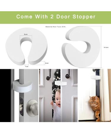 Hion Child Safety Cupboard Locks - 10 Piece Set | Easy Installation | Childproofing for Cabinets and Drawers - Buy Online on GoSupps.com