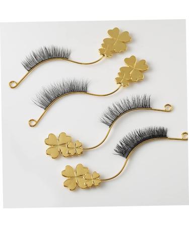 Minkissy 3 Pairs Eyelash Curved Tweezer - Ideal for Extensions & Beauty Salons | Zinc Alloy Eyelash Holder for Perfect Fake Eyelashes - Buy Online on GoSupps.com