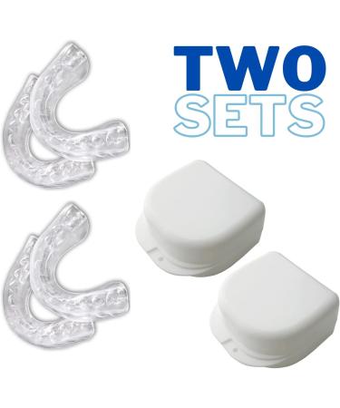 Teeth Whitening Trays | Moldable Mouth Trays for Perfect Fit | 2 Travel Cases Included | Compatible with Opalescence Gel - Buy Online on GoSupps.com