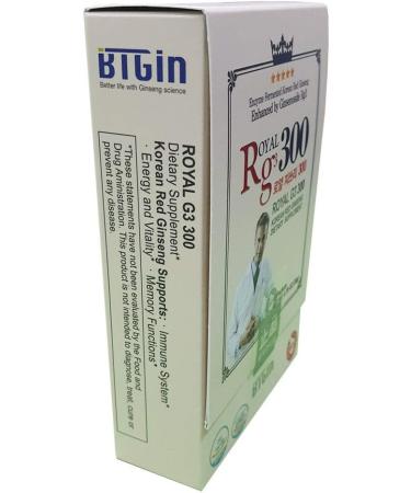 BTGIN Premium RG3 300 Korean Red Ginseng Powder - Enhanced Ginsenosides (50mg Rg3/Sachet) Made in Korea 10 Sachets - Buy Online on GoSupps.com