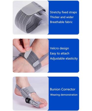 Meiyan 2 Pack Bunion Corrector for Women & Men - Treatmedy Bunion Fix for Pain Relief & Comfort - Buy Online on GoSupps.com