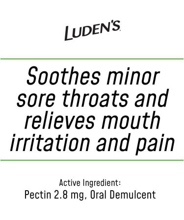 Luden's Green Apple Throat Drops - 25 Count Pack for Soothing Relief - Buy Online on GoSupps.com
