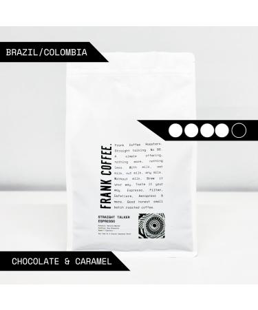 Frank Coffee Roasters | Straight Talker Blend 1kg Coffee Beans | Freshly Roasted in Suffolk | 100% Arabica Medium Roast Espresso | Speciality Whole Coffee Beans Straight Talker Blend 1 kg (Pack of 1) - Buy Online on GoSupps.com