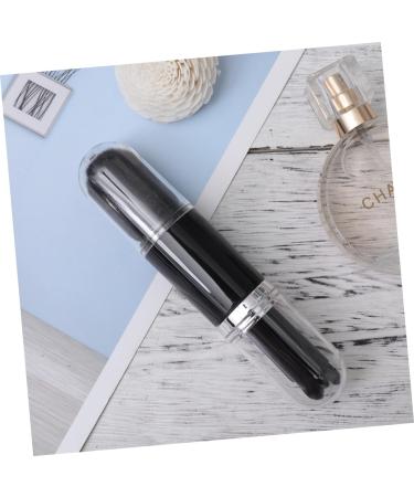 Mikinona 4-in-1 Retractable Double Ended Makeup Brush Set - Portable Black Makeup Brush for Travel & Easy Application - Buy Online on GoSupps.com