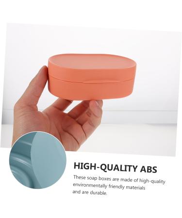 Ciieeo 6 Pcs Boxes Soap Box Portable Soeaker Soap Draining Dish Soap Container Soap Storage Holder Soap Dish Shower Case Soap Holder Soap Protector Travel Multipurpose Organizer Abs - Buy Online on GoSupps.com