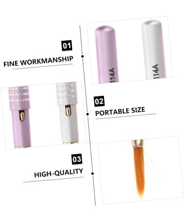 Housoutil 5pcs Retractable Lip Brush Makeup Applicators Lip Applicators Lip Gloss Wands Retractable Lip Liner Portable Makeup Brush Scrubber Lip Tint Lipstick Metal Mini 11.5x0.8cm Assorted Color - Buy Online on GoSupps.com