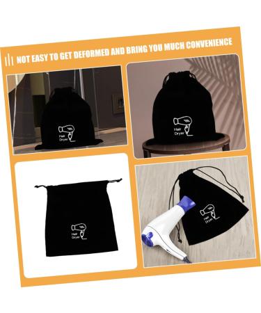 PAMINGONO Flannel Hair Dryer Bag Blow Dryer Travel Hair Dryer Duffle Bag for Travel Curling Iron Travel Bag - Buy Online on GoSupps.com