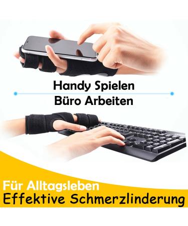 Fittoo Adjustable Wrist Finger Rail - 2-3 Finger Support for Arthritis & Tendonitis Relief - Black (Left Hand) - International Shipping Available - Buy Online on GoSupps.com