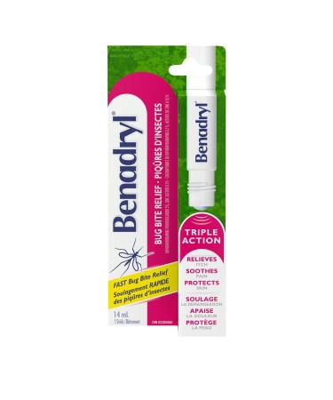 Benadryl Itch Relief Stick 0.47 oz (Pack of 2) 0.47 Fl Oz (Pack of 2)