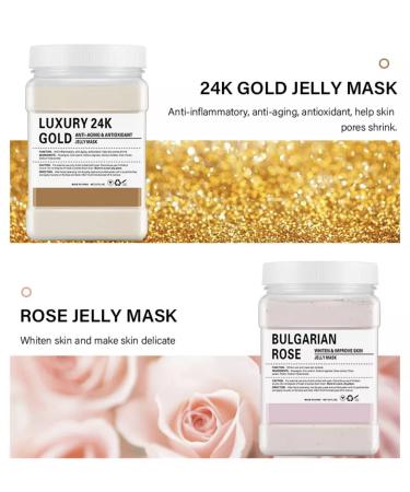 Generic Vajacial Gold Jelly Peel-Off Mask - Soothing Smooth Skin Treatment Mask