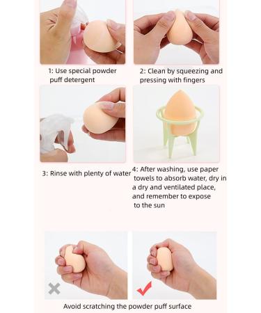 Latex-Free Vegan Makeup Sponge Set | Professional Beauty Blender for Flawless Foundation & Cosmetic Application - Buy Online on GoSupps.com