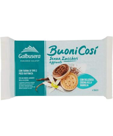 Galbusera Galbusera Buoni cos Con Cr me Vaniglia Butter Biscuits 160 g Set of 6 Cream Vanilla