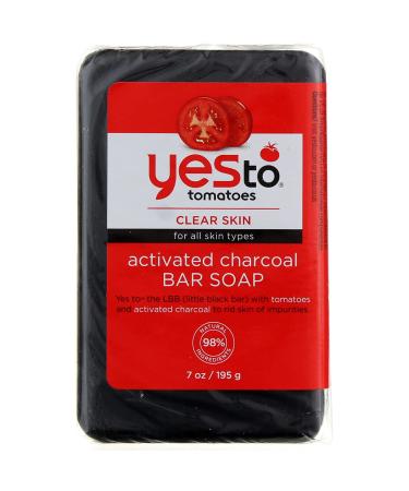 Yes to Tomatoes Clear Skin Activated Charcoal Bar Soap 7 oz - Pack of 2 - Buy Online on GoSupps.com