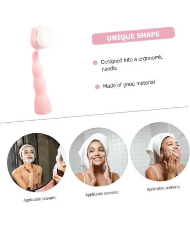 POPETPOP Oil Cleansing Remove Dead Skin Women Facial Brush Face Scrubber Brush Face Washing Brush Facial Cleaning Brush Manual Cleansing Brush Handle Face Brush Miss Soft Brush Abs - Buy Online on GoSupps.com