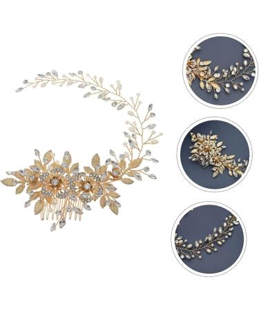 MAGICLULU 1pc Comb Alloy Headdress Bridal Headdress Wedding Hair Decoration Bridal Hair Accessories Wedding Hair Accessories Creative Wedding Hairpin Bride Headdress Hair Pin - Buy Online on GoSupps.com
