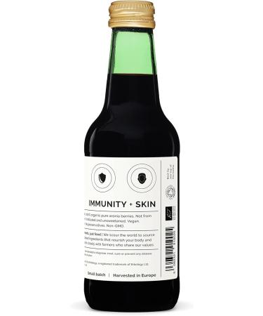 Jus d'Aronia Bio 250ml - 100% Aronia - Riche en Anthocyanes - Pour une Belle Peau - Buy Online on GoSupps.com