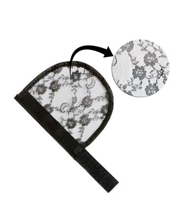 3pcs Black Ponytail Lace Hair Nets - Perfect for Making Ponytail Hair Extensions - Buy Online on GoSupps.com
