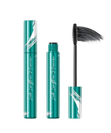 KOSLEOW Professional Volume and Length Mascara Waterproof Black Mascara False Lash Effect Anti-Smear and Anti-Clump Formula 10 ml