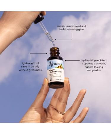 Sky Organics Marula Oil 100% Pure & Cold-Pressed USDA Certified Organic - 1 fl. Oz - Buy Online on GoSupps.com