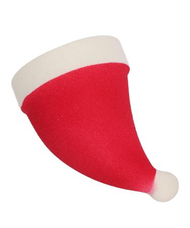 Buy Red Christmas Hat Shape Makeup Sponge Kit - Soft Tapered Brushes for Highlighting & Shading | International Shipping Available - Buy Online on GoSupps.com
