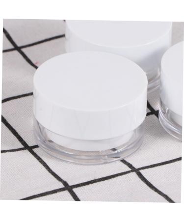 4 Pieces Makeup Lotion in Round Tins Shampoo Container Makeup Cream Tin Face Cream Holder Container for Cosmetic Creams Forming Teaching Model Storage Box White - Buy Online on GoSupps.com