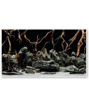 AMTRA MYSTIC - Aquarium poster background aquarium decoration decorative poster with double print format 60x150cm 60x150 cm - Buy Online on GoSupps.com