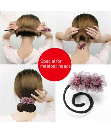 xbiez Stylish Hair Curler Bow Barrettes Elegant Styling Accessories Hairpin Hair Braiding Braider Hairgrip Styling Tools Rows of flowers - Buy Online on GoSupps.com