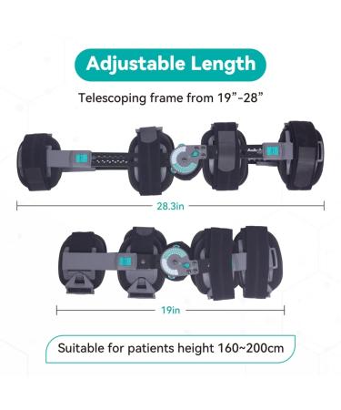 Doukom Hinged Knee Brace - Adjustable Post Op Support for ACL, PCL, MCL, Meniscus Tear & Arthritis - Orthopedic Stabilizer for Recovery - Buy Online on GoSupps.com