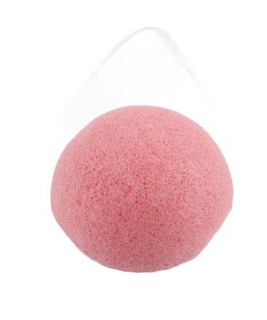 Konjac Exfoliator Tools Cleanse Sponge Puff Face Exfoliator Tools Face Wash Sponge Face Wash Sponge Puff Cleanse Sponge Konjac Cleanse Sponge for Sensitive Skin Pink
