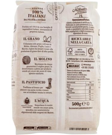  Italian Gourmet E.R. La Molisana Pennoni Rigati N. 21 Pasta Lenta Lavorazione Lot de 5 p tes en semoule de bl dur Bronze 500 g + Polpa Italian Gourmet Polpa 400 g - Buy Online on GoSupps.com