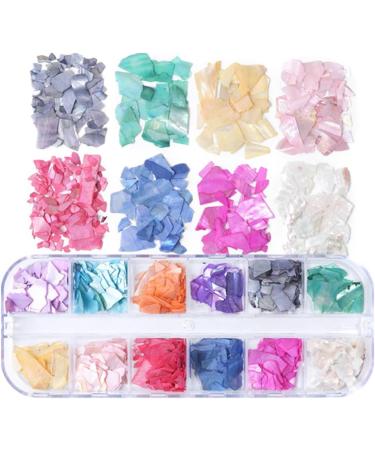 URFEDA Nail Sequins Colourful Flakes Irregular Nail Decoration 3D Glitter Sequins Nail Decals Art DIY Nail Art Decoration Sticker for Nails Nail Art Sequins Rhinestone Nail Art Manicure - Buy Online on GoSupps.com