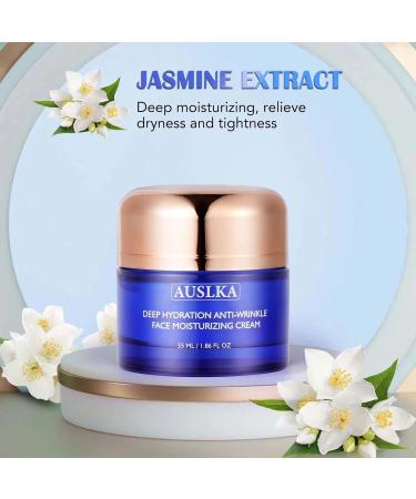 AUSLKA Daily Moisturizer Cream Lotion with Jasminum Extract | Non-Greasy Moisturizer for Normal to Dry Skin - 1.86 FL OZ | International Shipping Available - Buy Online on GoSupps.com