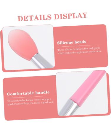DOITOOL 2 Sets Lip Stick Dust Cover Scrubber Eyeshadow Applicator Makeupset Exfoliating Lip Brush Facial Tool Silicone Lip Brush Beauty Tools Cosmetic Silica Gel Facial Mask Miss - Buy Online on GoSupps.com