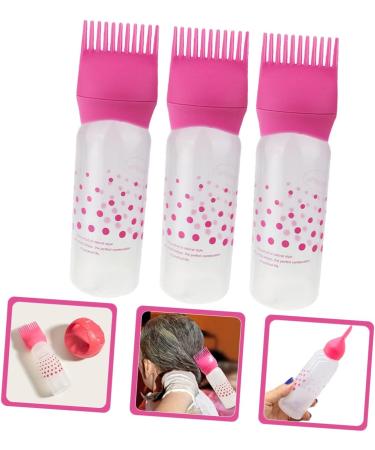 FRCOLOR 6 Pcs Hair Dry Cleaning & Coloring Toolkit - Root Comb Applicator Bottles & Teasing Comb for Precision Hair Care - Buy Online on GoSupps.com