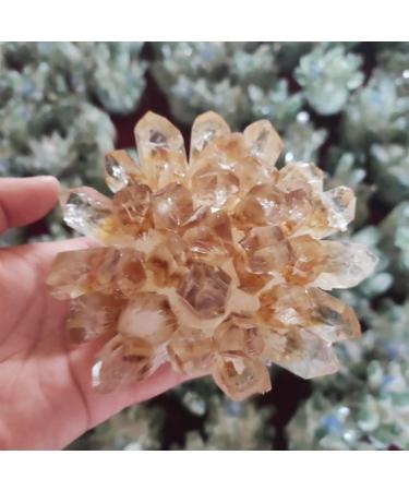 Home Decoration 400-800g New Find Natural Beatiful Yellow Tibetan Quartz Crystal Cluster Specimen Stones Crystal (Size : 500-600g) - Buy Online on GoSupps.com