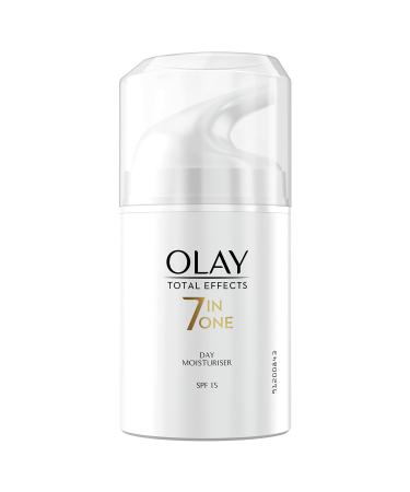 Olay Olay Total Effects 7-in-1 Day Cream (50g) with Vitamin E B3 & B5 Moisturizer for Women Face Cream for Women Care & Protection for Dry Skin SPF 15