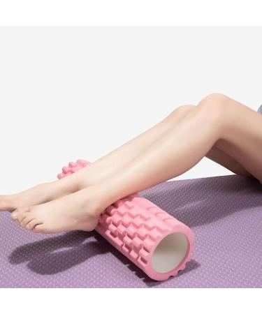 Buy Pink Pilates & Yoga Foam Roller | Multifunctional Fascia Roll for Muscle Strength & Massage | International Shipping Available - Buy Online on GoSupps.com