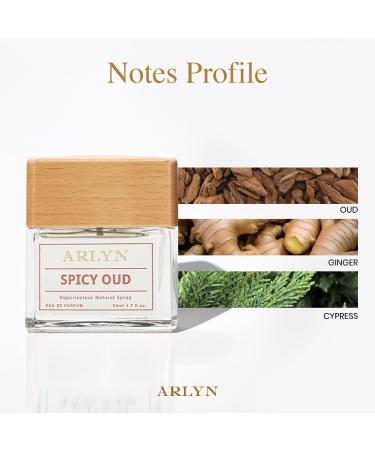 ARLYN Spicy Oud Eau De Parfum Inspired by T. Ford Oud Wood Perfume for Men Luxury Fragrance - Vegan Cruelty-Free and Eco-Conscious (1.7oz / 50ml) - Buy Online on GoSupps.com