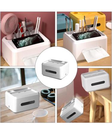 Elegant Face Tissue Box Cover Holder - Makeup & Bathroom Organizer for Vanities & Bedrooms - Buy Online on GoSupps.com
