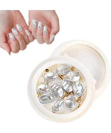 JMEDIC Nail Art Rhinestones | Nail Rhinestone Stones Gems for Nails Nail Jewels Crystal Gemstones Nail Art Rhinestones Kit Manicure DIY Decoration Accessories - Buy Online on GoSupps.com
