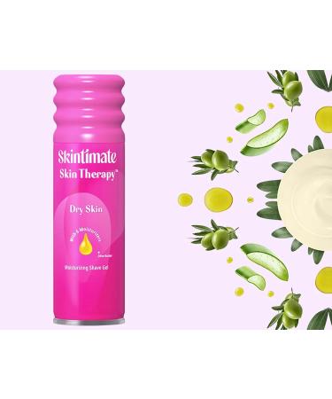 Skintimate Dry Skin Therapy Moisturizing Shave Gel - 8.4 oz (2 Pack) - Hydrating Formula for Smooth Shave - Buy Online on GoSupps.com