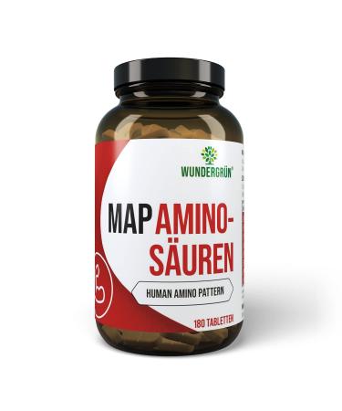 WUNDERGR N MAP Amino Acids|Developed according to Prof. Dr. Moretti's Master Amino Acid Pattern|180 tablets - Buy Online on GoSupps.com