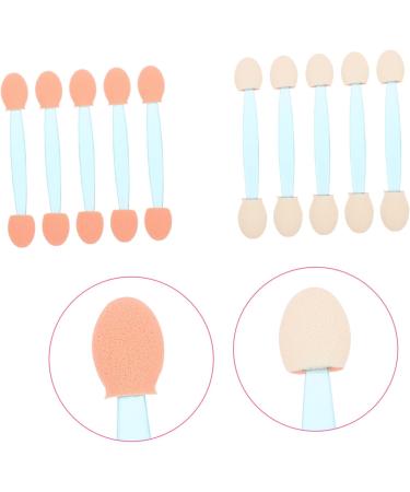 Housoutil 200 Pcs Double Ended Eyeshadow Brush Eyeshadow Stick Eyeshadow Makeup Applicator Makeup Tool Sponge 6.5x1.3cmx2pcs Bluex2pcs - Buy Online on GoSupps.com