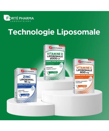 Fort Pharma Liposomal Vitamin D 2000 IU | Food Supplement Immune Defenses & Bone Health - Optimal Assimilation - Vegetable Capsules - From 12 years old | 30 capsules 1/day - Buy Online on GoSupps.com