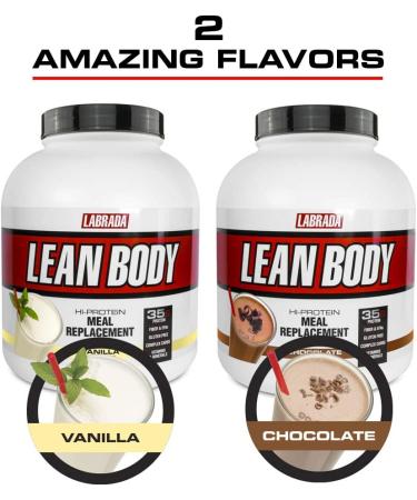 GoSupps.com - Labrada Nutrition Lean Body Hi-Protein Meal Replacement Shake Vanilla 4.63 lbs (2100 g) - Buy Online on GoSupps.com