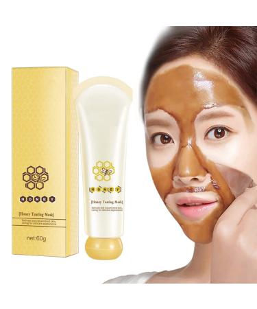 Lyklasse Honey Mask Honey Tearing Mask Oil Control Blackhead Remover Honey Tearing Peel Mask Off Dead Skin Clean Pores Peel Mask (1PCS)