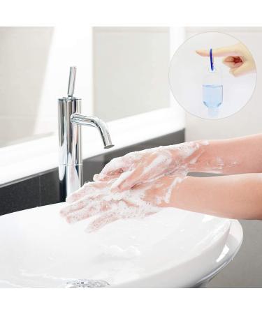 Tenlacum 50 ml Travel Carabiner Bottles - Portable Disinfectant Key Clip 8 Transparent Refillable Containers for On-the-Go Use - Buy Online on GoSupps.com