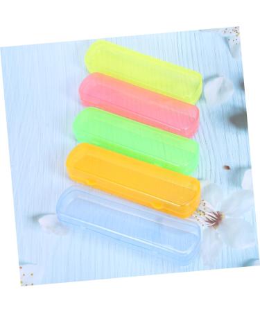 Zerodeko Travel Toothbrush Set - 5pcs Portable Toothbrush & Toothpaste Case Holder | Ideal Travel Accessory for Hygiene - Buy Online on GoSupps.com